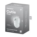 Satisfyer Cutie Ghost Air Pulse - wodoodporny model ciśnieniowy, biały