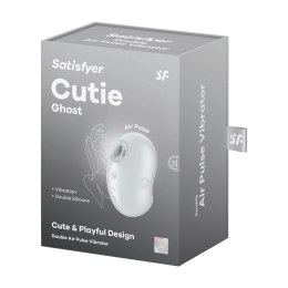 Satisfyer Cutie Ghost Air Pulse - wodoodporny model ciśnieniowy, biały