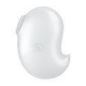 Satisfyer Cutie Ghost Air Pulse - wodoodporny model ciśnieniowy, biały
