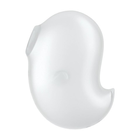 Satisfyer Cutie Ghost Air Pulse - wodoodporny model ciśnieniowy, biały