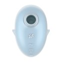 Satisfyer Cutie Ghost model Air Pulse wodoodporny silikonowy biały
