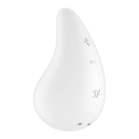 Satisfyer Dew Drop - Intymne urządzenie lay-on, 2 silniki, silikon