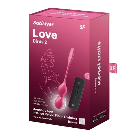 Satisfyer Love Birds 2 Connect App - system do ćwiczeń Kegla z Bluetooth