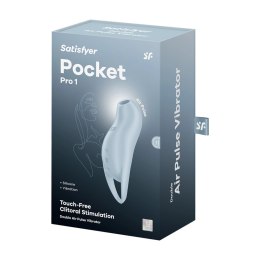 Satisfyer Pocket Pro 1 - Kompaktowy stymulator falami ciśnienia i wibracjami