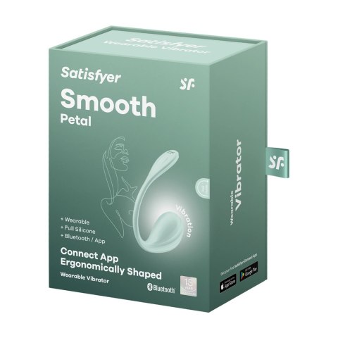 Satisfyer Smooth Petal Connect App - bezprzewodowy model do noszenia IPX7