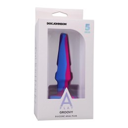 Doc Johnson A-Play Groovy anatomiczny korek silikonowy 12 cm kolorowy