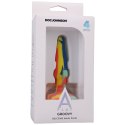 Doc Johnson A-Play Groovy korek silikonowy 10 cm wielokolorowy
