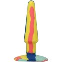 Doc Johnson A-Play Groovy silikonowy korek analny 12 cm kolorowy