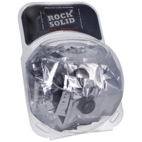 Doc Johnson Clambowl Zestaw 100 elastycznych pierścieni TPE, 2 kolory