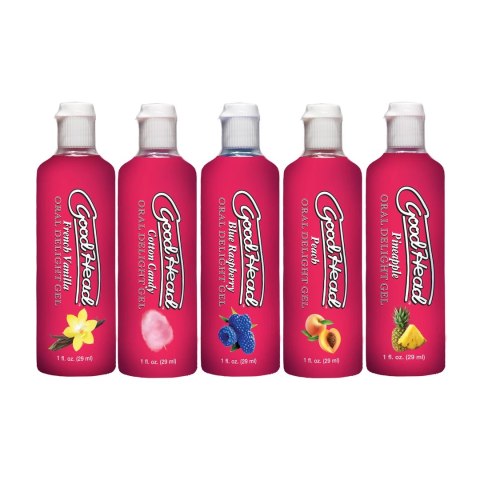 Doc Johnson GoodHead Żel smakowy 5 smakow zestaw 5x29ml