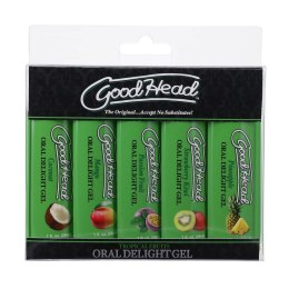 Doc Johnson GoodHead Zestaw Żeli Smakowych 5x29ml do ust