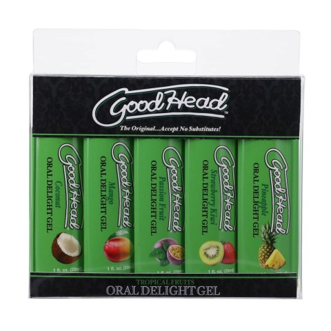 Doc Johnson GoodHead Zestaw Żeli Smakowych 5x29ml do ust