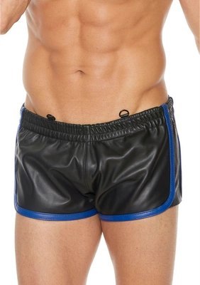 Ouch! by Shots Skorzane Szorty Męskie S/M Wentylacja Elastyczna Talia