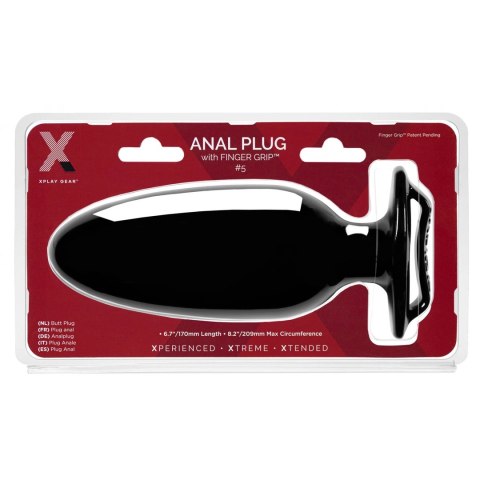 Perfect Fit Brand Finger Grip Plug 5L - anatomiczna zatyczka z uchwytem