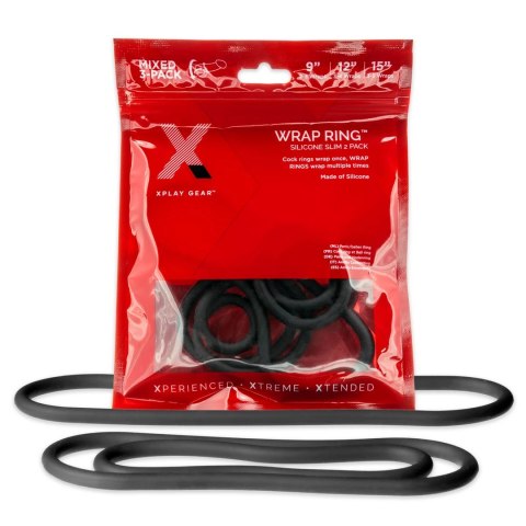 Perfect Fit Brand Zestaw 3 cienkich silikonowych pierścieni regulowanych