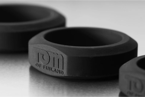 XR Brands Trinity Vibes zestaw 3 silikonowych pierścieni elastycznych