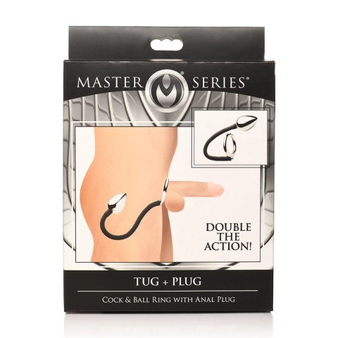 XR Brands Tug and Plug - aluminiowy system z pierścieniem i korkiem