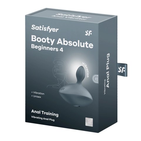 Satisfyer Booty Absolute Beginners 4 korek analny silikonowy czarny