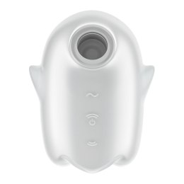 Satisfyer Glowing Ghost - model pulsacyjny, silikon medyczny, fioletowy