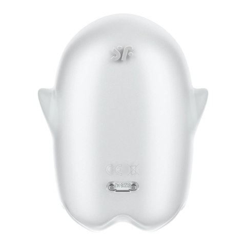 Satisfyer Glowing Ghost - model pulsacyjny, silikon medyczny, fioletowy