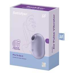 Satisfyer Pro To Go 2 - Kompaktowy model z podwojną pulsacją powietrza