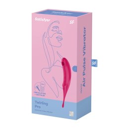 Satisfyer Twirling Pro - urządzenie Air-Pulse i wibracyjne, silikon, IPX7