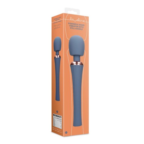 Loveline Blue Nova - zaawansowany wibrator z ruchomą rączką, niebieski