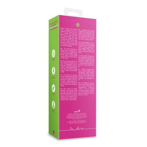 Loveline Exuberant Pink - Wibrator z funkcją podgrzewania i ruchomym językiem