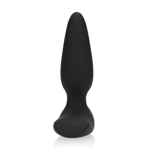 Loveline Smooth Plug z funkcją wibracji i pilotem Licorice Black