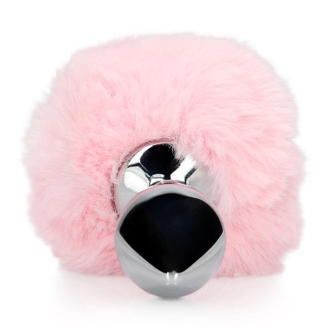 Ouch! by Shots Metalowy korek z puszystym ogonem kroliczka, srebrny
