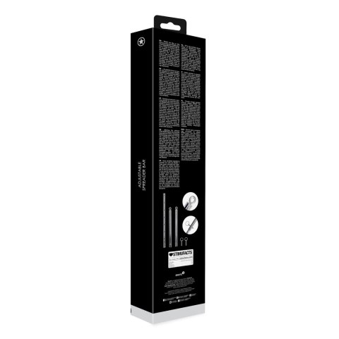 Ouch! by Shots Regulowany drążek rozporowy z pierścieniami mocującymi