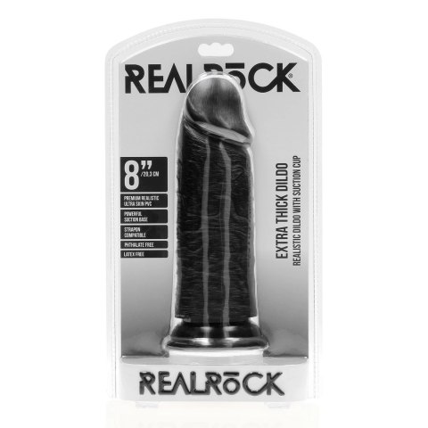 RealRock Model 20,3 cm - Anatomiczny kształt, miękki materiał, przyssawka