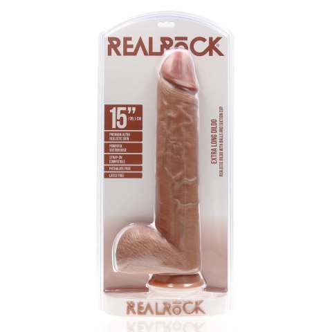 RealRock Model 38 cm - Zaawansowana maszyna intymna z przyssawką