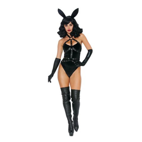 Dreamgirl Bad Girl Bunny L - Zestaw kostiumowy kroliczek, aksamitne body
