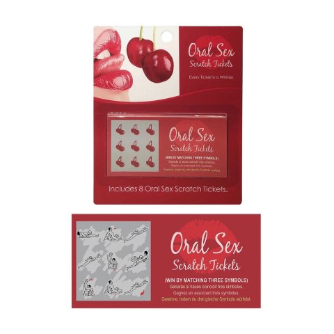 Kheper Games Zdrapki dla Par - Zestaw Kuponow Intymnych 8 szt.