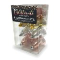 Little Genie Glitterati - 8 metalicznych ozdob dekoracyjnych