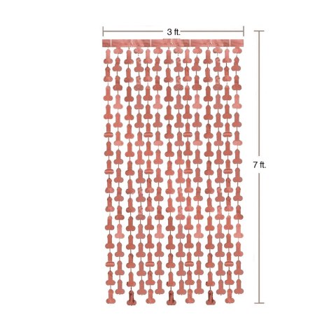 Little Genie Glitterati - dekoracyjna zasłona foliowa, 2 sztuki, złoty motyw