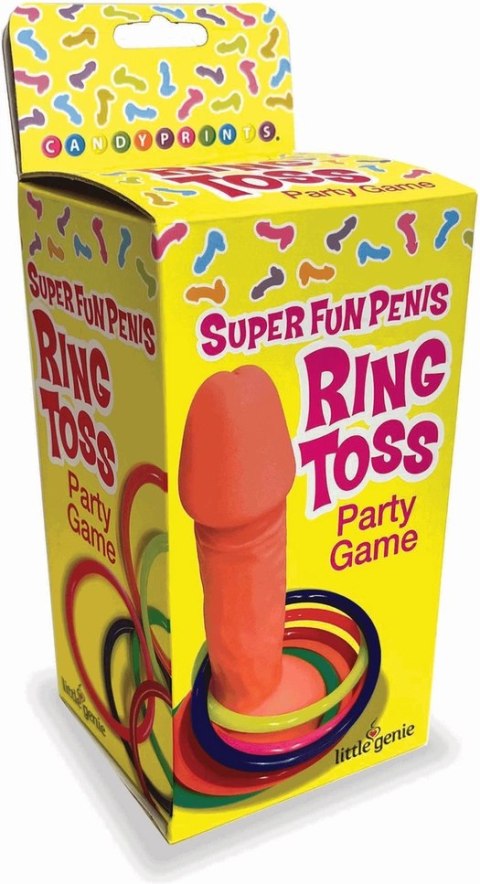 Little Genie Gra Imprezowa Dzwonek Rzut Pierścieniem na Stojak