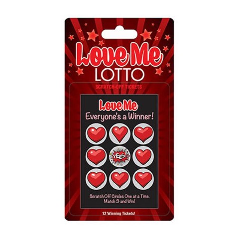 Little Genie Love Me Lotto - Zestaw 12 Kart Zdrapek z Niespodziankami