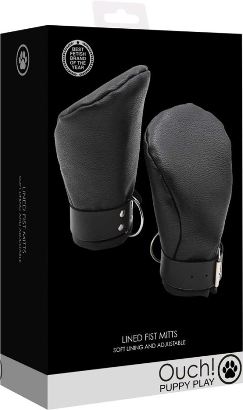 Ouch! by Shots rękawice neoprenowe z podszewką, czarne, unisex