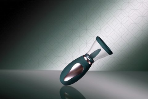 Pumped by Shots Akumulatorowa pompka intymna zielona z regulacją siły