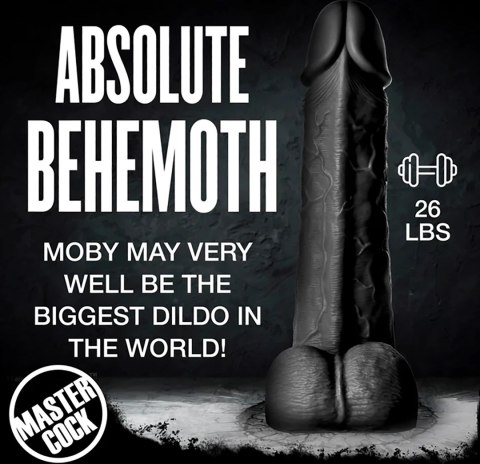 XR Brands Moby model XL czarny 60 cm - zaawansowany gadżet premium