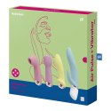 Satisfyer Marvelous Four - zestaw multifunkcyjny 4w1 z wymiennymi głowicami