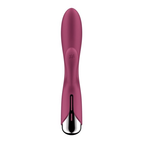 Satisfyer Spinning Rabbit 1 - podwojny model z rotacyjną głowką, rożowy