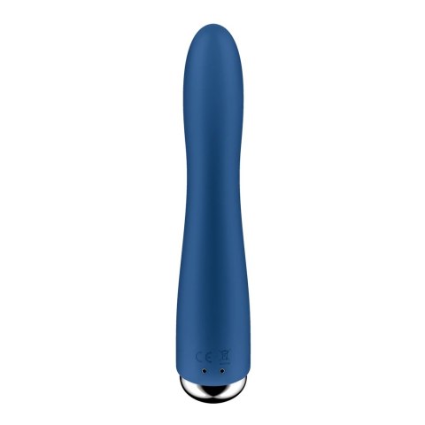 Satisfyer Vibe 1 - zakrzywiony model z obrotową głowką, silikonowy