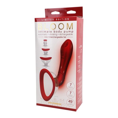 Doc Johnson Automatyczna pompa z wibracją 4 końcowki silikonowe USB