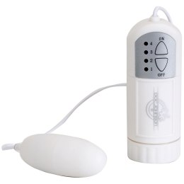 Doc Johnson White Nights Mini pocisk z 7-biegowym kontrolerem