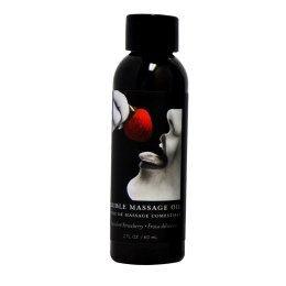 Earthly Body Olejek do masażu Truskawkowy 60 ml - pielęgnacja skory