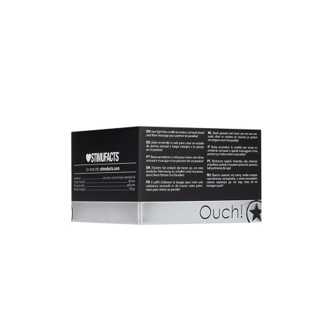 Ouch! by Shots Świeca do masażu o zapachu roży 80g