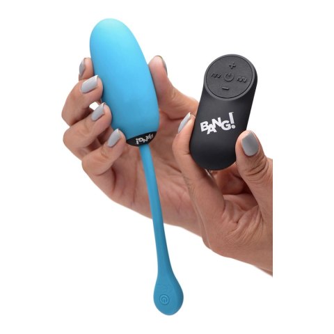 XR Brands BANG Toy Pluszowe Jajko Sterowane Pilotem 28 Trybow Fioletowe